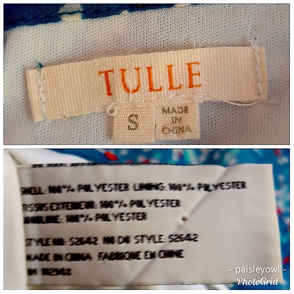 Anthropologie TULLE Tank Blouse Ruffle Strap - Picture 4 of 8